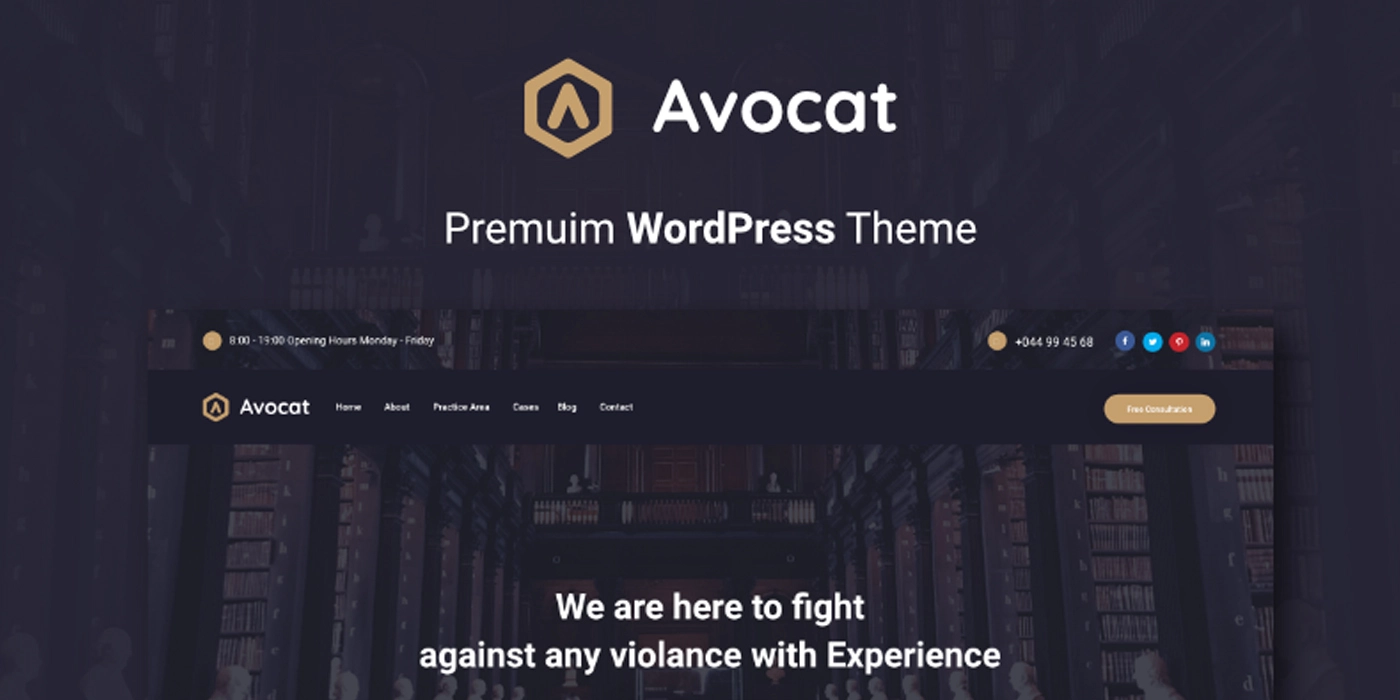 Avocat – Premium WordPress Theme For Lawyer And Law Firm
