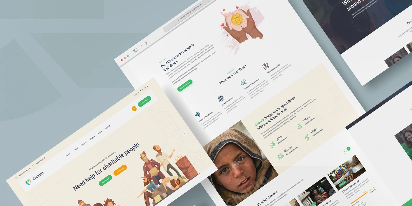 UI Kit tailored for nonprofits and charitable organizations